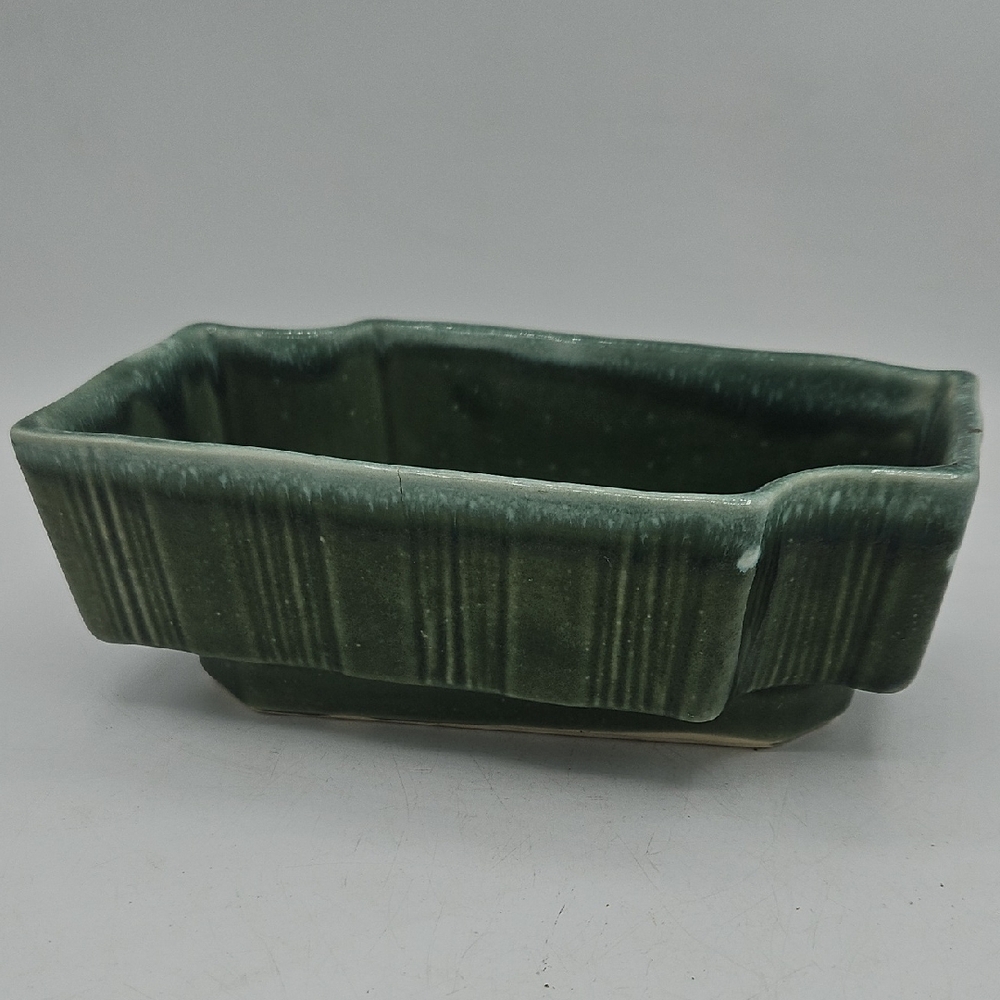 Green USA Pottery Ceramic Planter Bowl